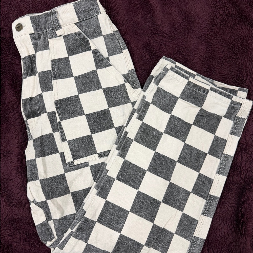 P&Co Service Fatigue Pants - Faded Checkerboard - Picture 4 of 7